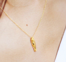 Carregar imagem no visualizador da galeria, PJSP - Colar SARDINHA dourado