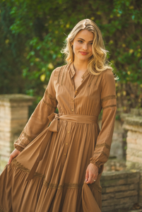 J - Vestido Maxi MOCHA