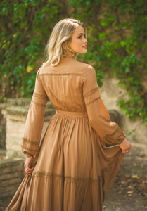 J - Vestido Maxi MOCHA