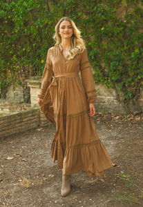 J - Vestido Maxi MOCHA