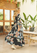 Carregar imagem no visualizador da galeria, J - Vestido Maxi MIDNIGHT BLOOM
